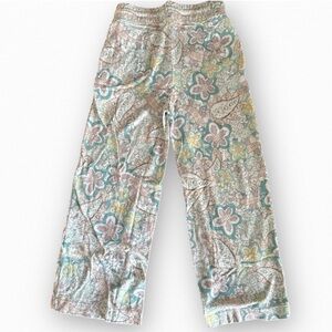 Sundry for Anthropologie Paisley Flare Pants. Size S NWT